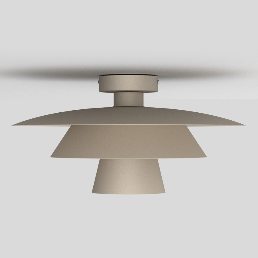 Stropna svjetiljka PLATO 1xE27/15W/230V Ø 32 cm bež