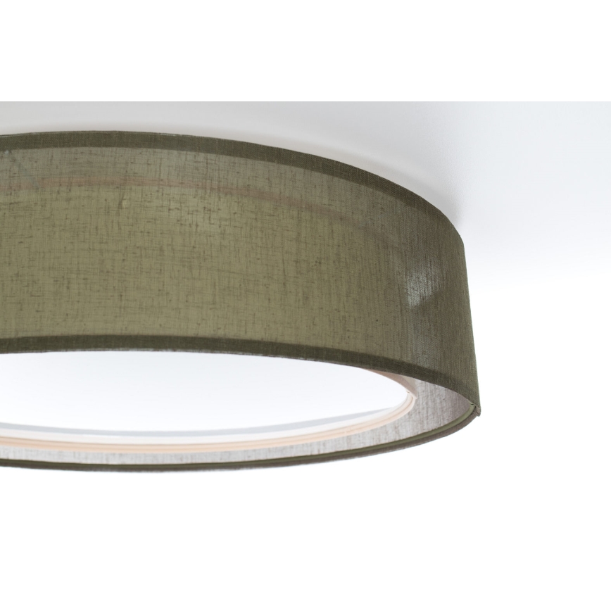Stropna svjetiljka PURO 2xE27/40W/230V Ø 60 cm zelena