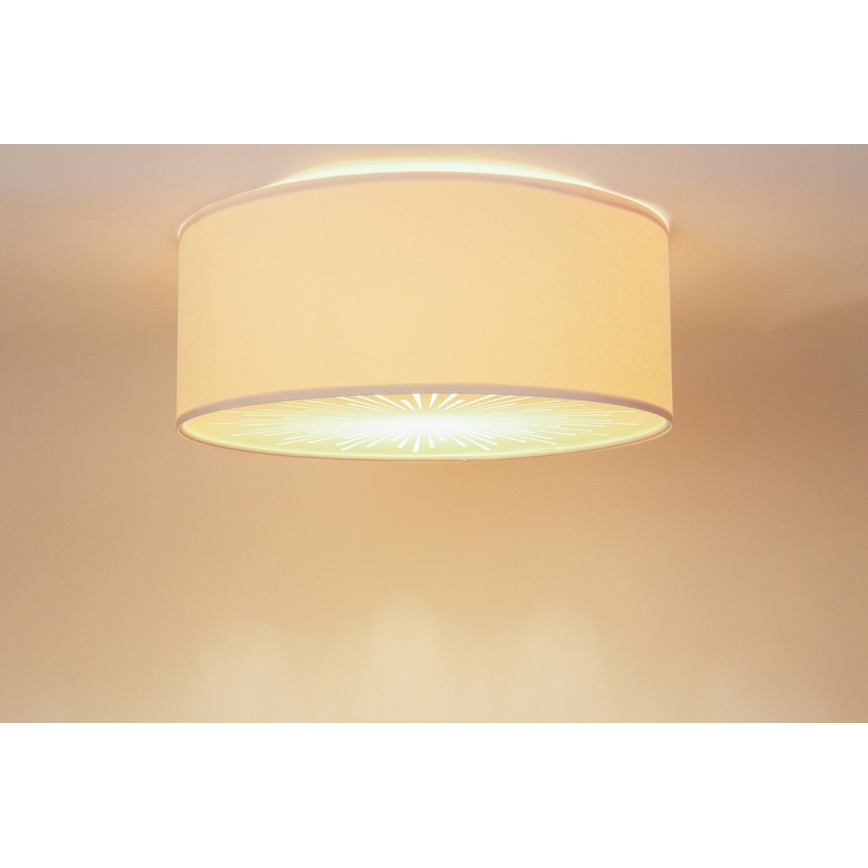 Stropna svjetiljka RAYS 2xE27/60W/230V pr. 60 cm bež