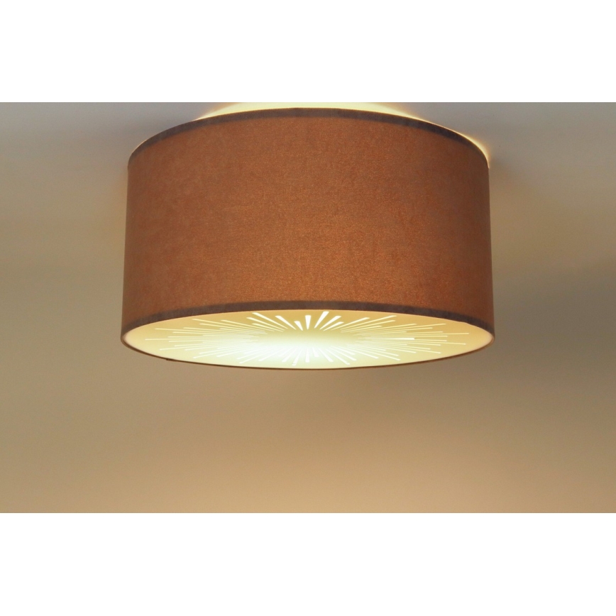 Stropna svjetiljka RAYS 2xE27/60W/230V pr. 60 cm siva