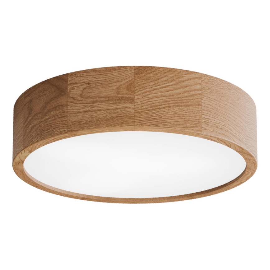 Stropna svjetiljka s senzorom CLEO 3xE27/24W/230V pr. 37,5 cm hrast