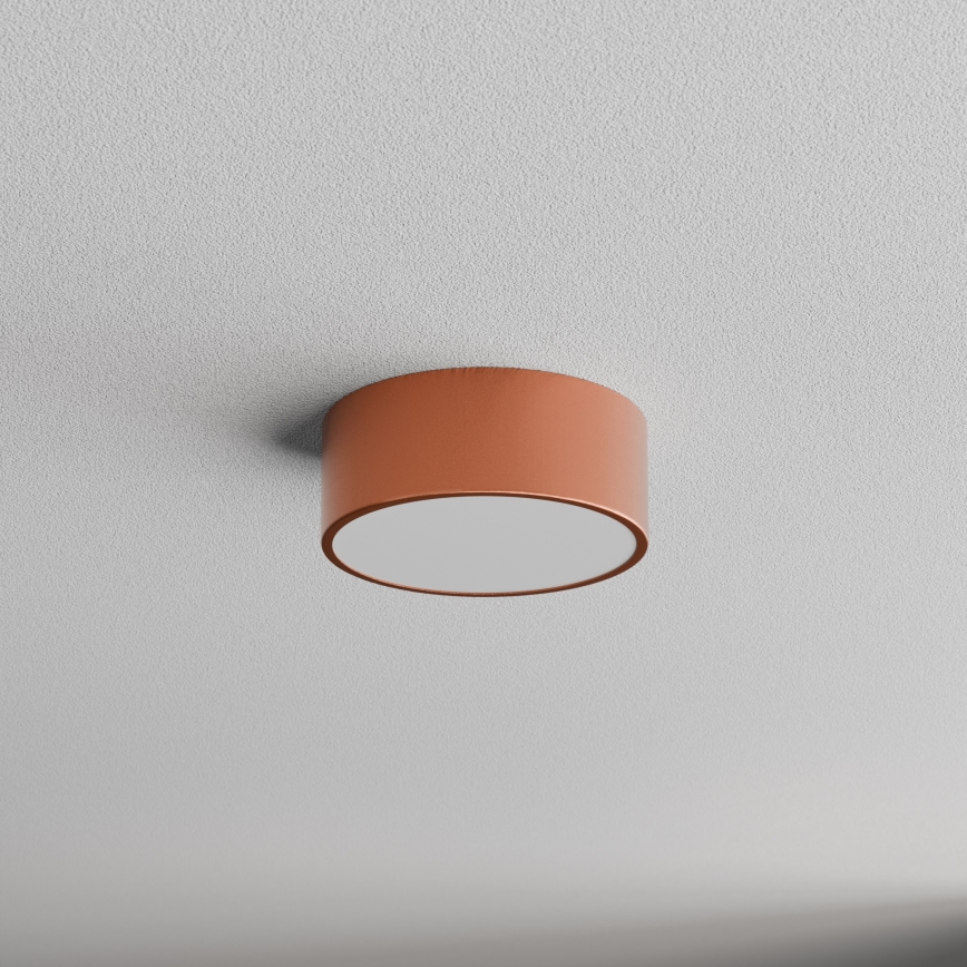 Stropna svjetiljka sa senzorom CLEO 1xE27/40W/230V pr. 20 cm bakrena