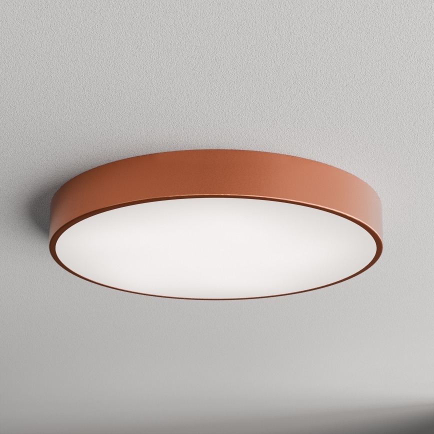 Stropna svjetiljka sa senzorom CLEO 5xE27/24W/230V pr. 60 cm bakrena