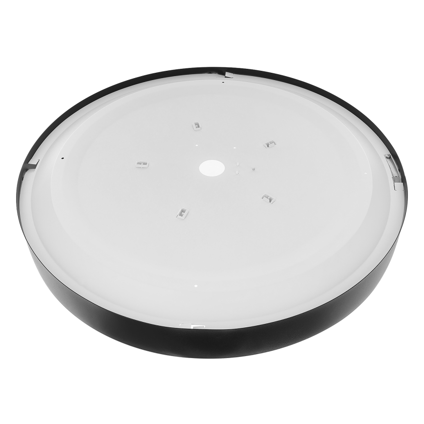 Stropna svjetiljka sa senzorom pokreta i sumraka CLEO 5xE27/24W/230V promjer 60 cm crna