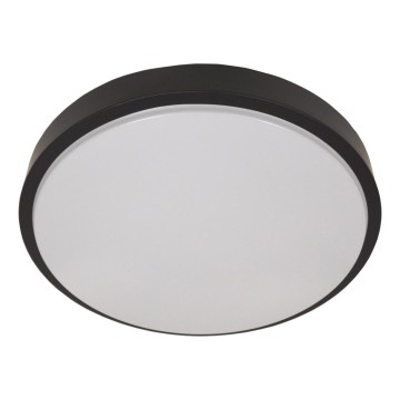 Stropna svjetiljka sa senzorom WILTON, 2xE27/60W/230V, Ø 33 cm, crna
