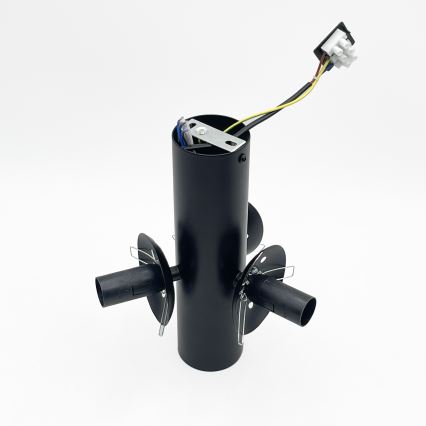 Stropna svjetiljka SFERIO 3xE14/5W/230V crna/prozirna