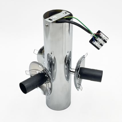 Stropna svjetiljka SFERIO 3xE14/5W/230V sjajni krom/prozirno