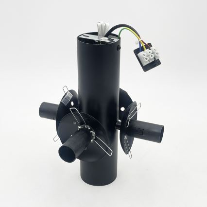 Stropna svjetiljka SFERIO 4xE14/5W/230V crna/prozirna