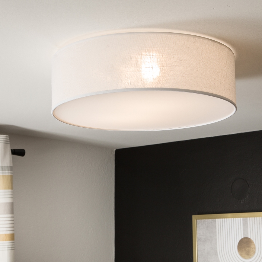 Stropna svjetiljka SIRJA 2xE27/15W/230V promjer 45 cm bijela