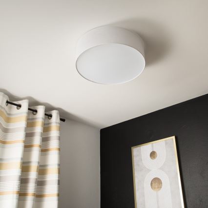Stropna svjetiljka SIRJA 2xE27/15W/230V promjer 45 cm bijela