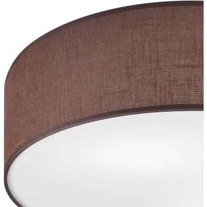 Stropna svjetiljka SIRJA 2xE27/15W/230V, promjer 45 cm, smeđa