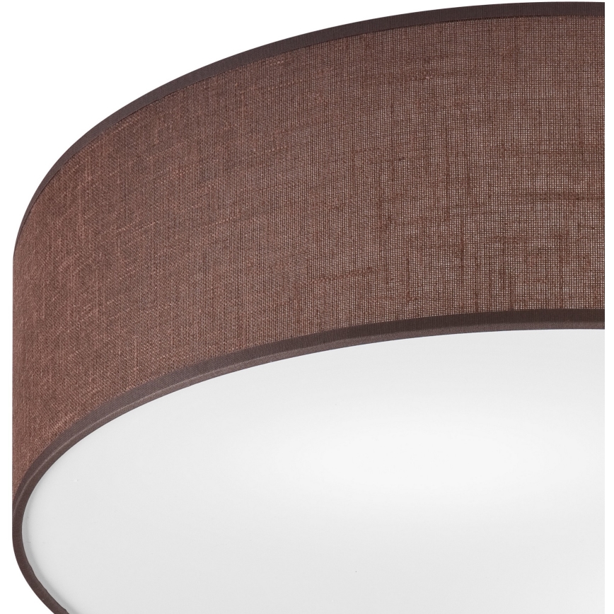 Stropna svjetiljka SIRJA 2xE27/15W/230V, promjer 45 cm, smeđa