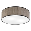 Stropna svjetiljka SIRJA 2xE27/15W/230V, promjer 45 cm, smeđa