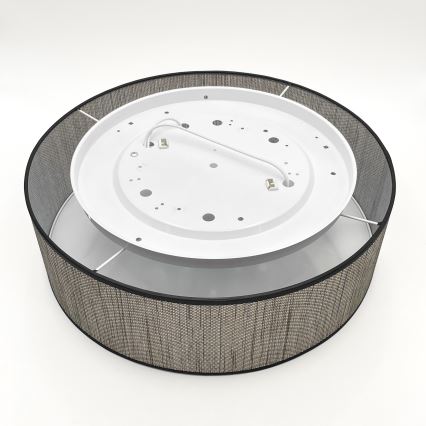 Stropna svjetiljka SIRJA 2xE27/15W/230V, promjer 45 cm, smeđa