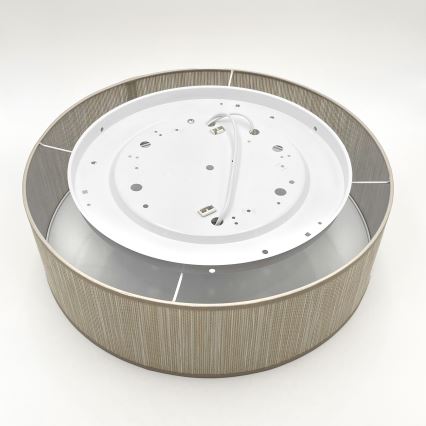 Stropna svjetiljka SIRJA 2xE27/15W/230V Ø 45 cm bež