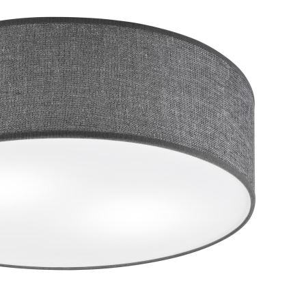 Stropna svjetiljka SIRJA 2xE27/15W/230V Ø 45 cm siva