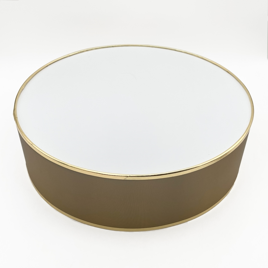 Stropna svjetiljka SIRJA 2xE27/15W/230V Ø 45 cm smeđa/zlatna