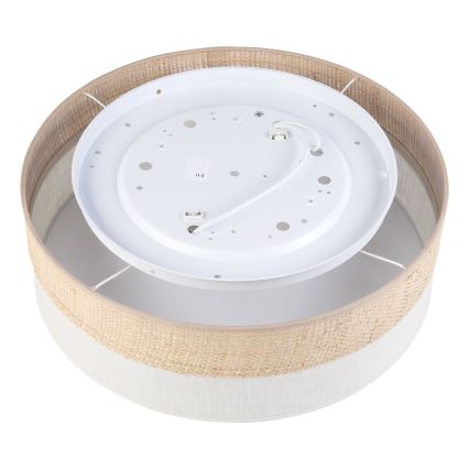 Stropna svjetiljka SIRJA BOHO 2xE27/15W/230V Ø 45 cm bež/krem