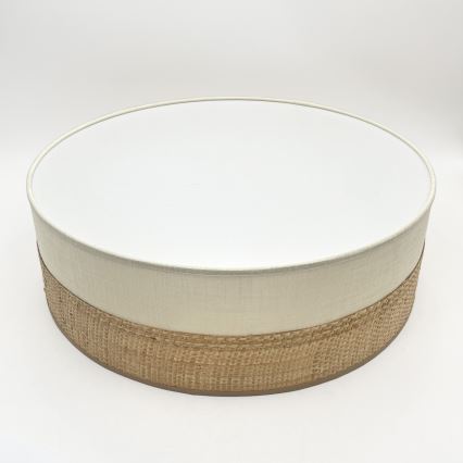 Stropna svjetiljka SIRJA BOHO 2xE27/15W/230V Ø 45 cm bež/krem