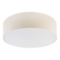 Stropna svjetiljka SIRJA PLISADO 4xE27/15W/230V promjer 45 cm krem boje