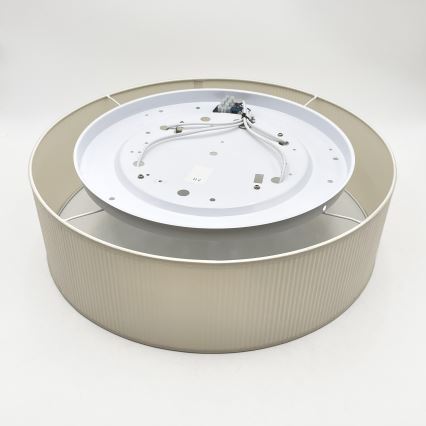 Stropna svjetiljka SIRJA PLISADO 4xE27/15W/230V promjer 45 cm krem boje