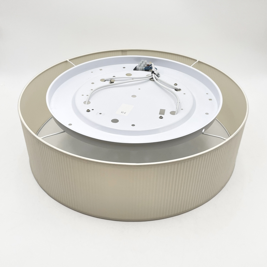 Stropna svjetiljka SIRJA PLISADO 4xE27/15W/230V promjer 45 cm krem boje