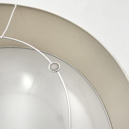 Stropna svjetiljka SIRJA PLISADO 4xE27/15W/230V promjer 45 cm krem boje