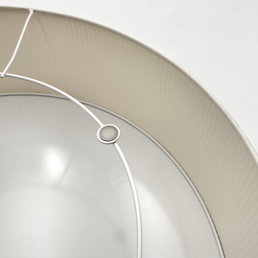 Stropna svjetiljka SIRJA PLISADO 4xE27/15W/230V promjer 45 cm krem boje