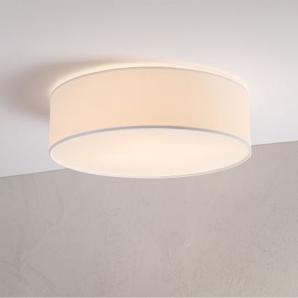 Stropna svjetiljka SIRJA PLISADO 4xE27/15W/230V Ø 45 cm bijela