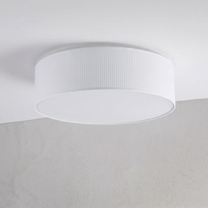 Stropna svjetiljka SIRJA PLISADO 4xE27/15W/230V Ø 45 cm bijela