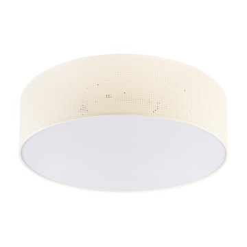 Stropna svjetiljka SIRJA PLISADO 4xE27/15W/230V Ø 45 cm krem