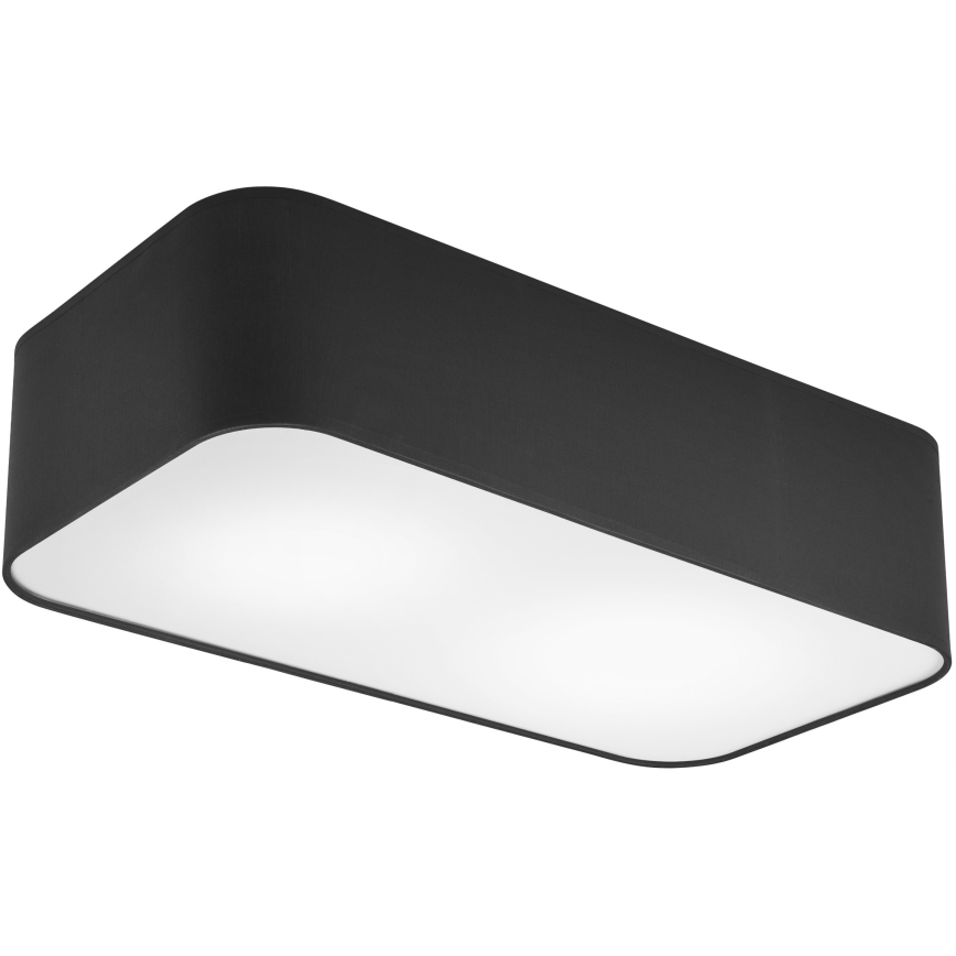 Stropna svjetiljka SIRJA SQUARE 2xE27/15W/230V crna