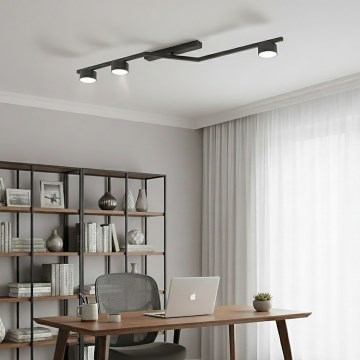 Stropna svjetiljka SKAN 3xGX53/12W/230V crna