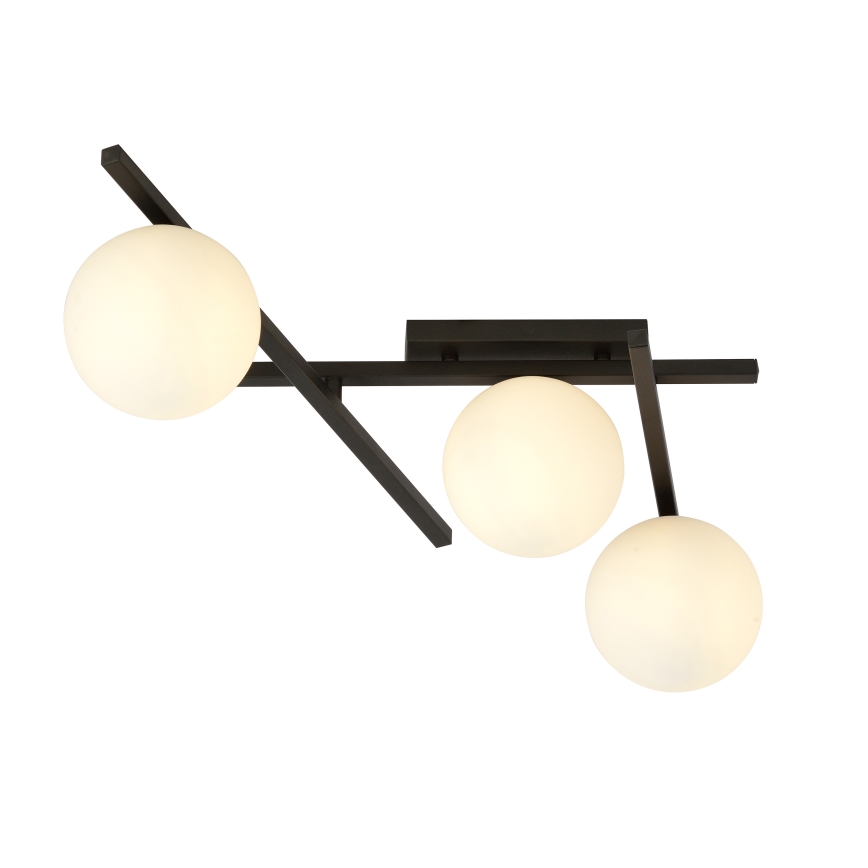 Stropna svjetiljka SMART 3xE14/10W/230V crna/bijela