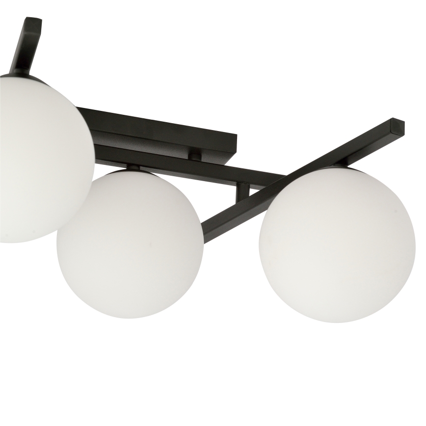 Stropna svjetiljka SMART 4xE14/10W/230V crna/bijela
