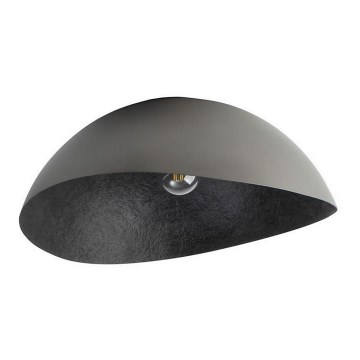 Stropna svjetiljka SOLARIS 1xE27/60W/230V promjer 33 cm srebrna/crna