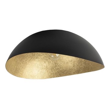 Stropna svjetiljka SOLARIS 1xE27/60W/230V promjer 69 cm crna/zlatna