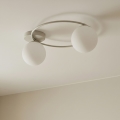 Stropna svjetiljka SOPRA 2xE14/10W/230V bež/bijela