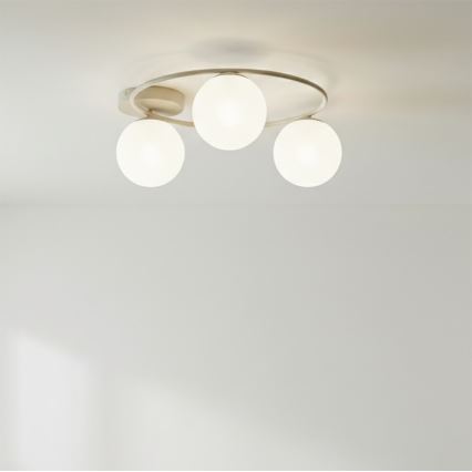 Stropna svjetiljka SOPRA 3xE14/10W/230V bež/bijela