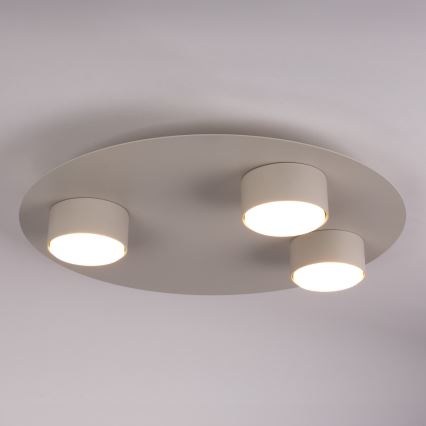 Stropna svjetiljka STAR 3xGX53/12W/230V bež