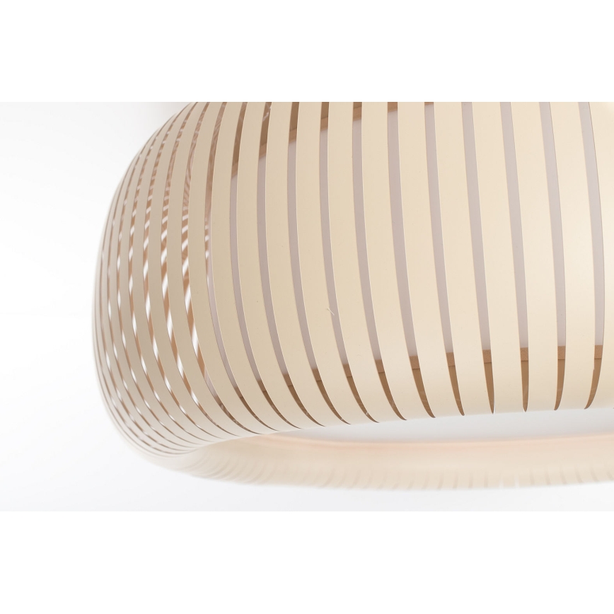 Stropna svjetiljka STRIPES 2xE27/40W/230V Ø 55 cm krem/bijela