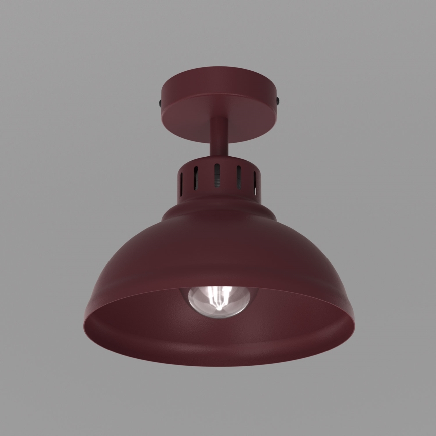 Stropna svjetiljka SVEN 1xE27/15W/230V promjer 21 cm bordo