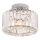 Stropna svjetiljka VETRO 1xE27/15W/230V Ø 24,5 cm matirani krom