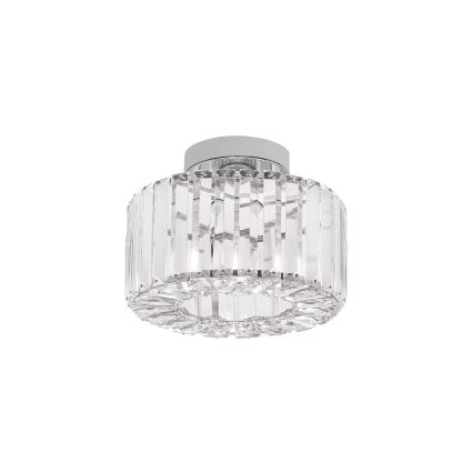 Stropna svjetiljka VETRO 1xE27/15W/230V Ø 24,5 cm matirani krom