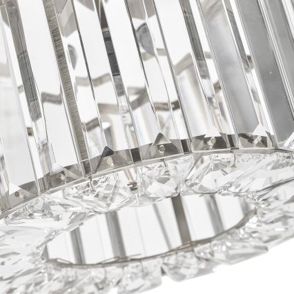 Stropna svjetiljka VETRO 1xE27/15W/230V Ø 24,5 cm matirani krom