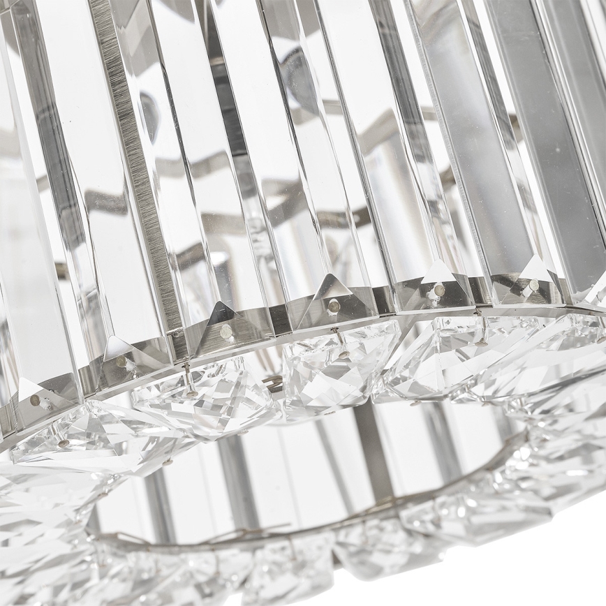 Stropna svjetiljka VETRO 1xE27/15W/230V Ø 24,5 cm matirani krom