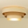 Stropna svjetiljka WENTA 1xE27/60W/230V, promjer 50 cm, bež/juta