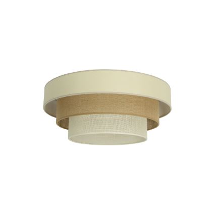 Stropna svjetiljka WENTA 1xE27/60W/230V Ø 50 cm bež/juta