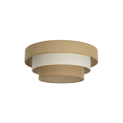 Stropna svjetiljka WENTA 1xE27/60W/230V Ø 50 cm juta/krem
