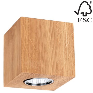 Stropna svjetiljka WOODDREAM 1xGU10/6W/230V – FSC certificirano